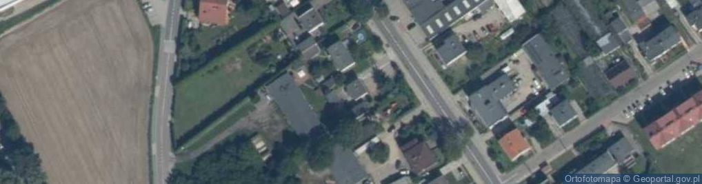 Zdjęcie satelitarne Poliglota Prace ziemne piasek żwir kruszywa sprzedaż