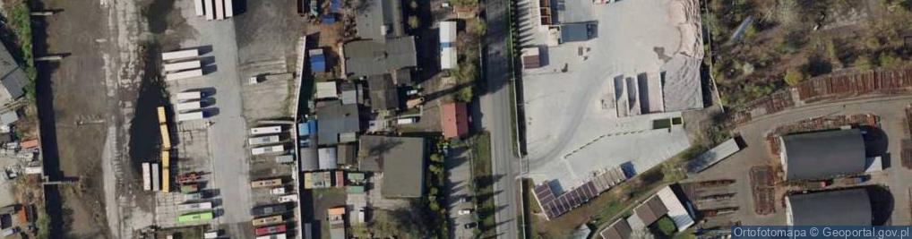 Zdjęcie satelitarne Pollytag - Kruszywa, Beton