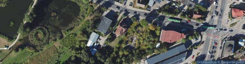 Zdjęcie satelitarne Polska Jaskinia Solna Skarbek