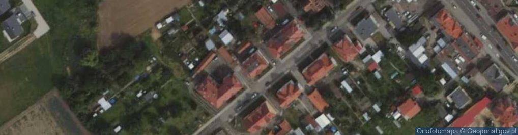 Zdjęcie satelitarne Polska Spółdzielnia Mieszkaniowa w Zbąszyniu