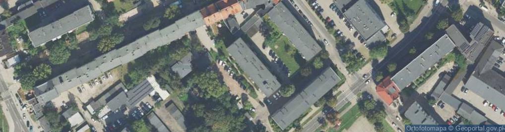Zdjęcie satelitarne Polski Związek Inżynierów i Techników Budownictwa Oddział w Kaliszu