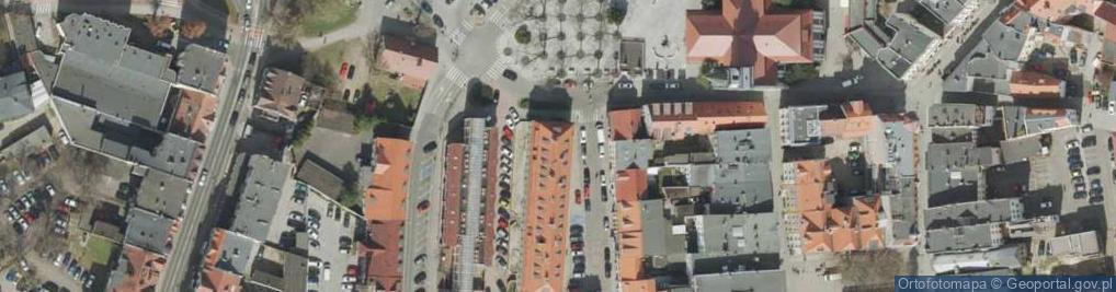 Zdjęcie satelitarne Polskie Stowarzyszenie Diabetyków Lubuski Oddział Rejonowy w Zielonej Górze