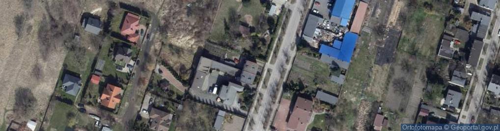 Zdjęcie satelitarne Polskie Stowarzyszenie Na Rzecz Osób z Upośledzeniem Umysłowym Koło w Aleksandrowie Łódzkim