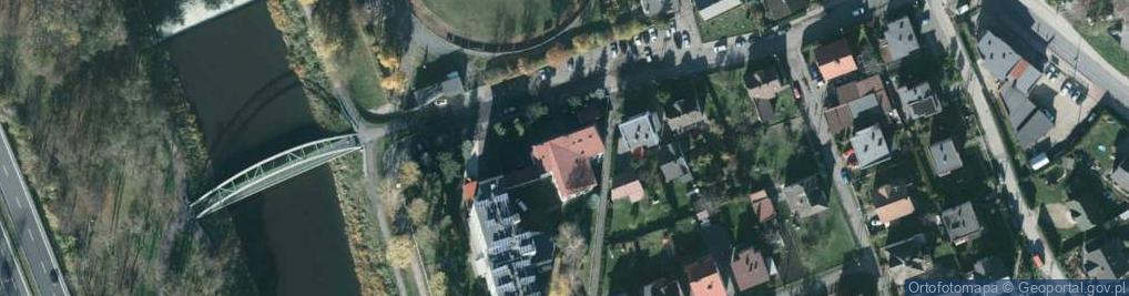 Zdjęcie satelitarne Polskie Towarzystwo Stwardnienia Rozsianego Oddział Beskidzki z Siedziba w Skoczowie