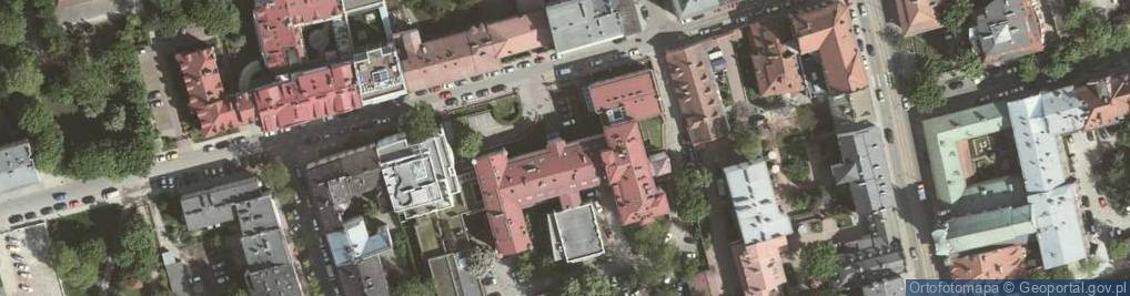 Zdjęcie satelitarne Polskie Towarzystwo Zwalczania Chorób Alergicznych Oddział w Krakowie