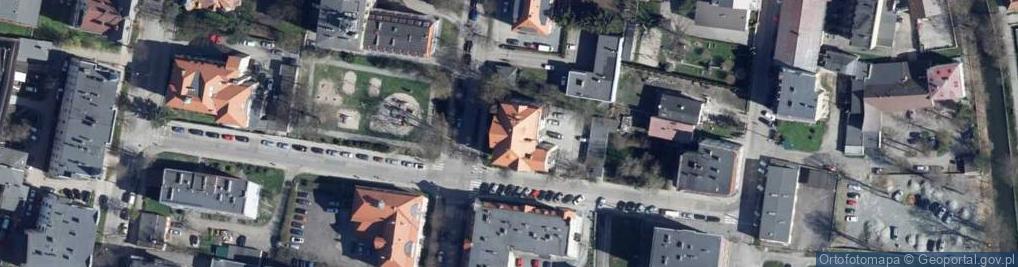 Zdjęcie satelitarne Porwiński w."Malbud", Kłodzko