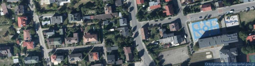 Zdjęcie satelitarne Pośr i Handlu Sprzętem Transportowym Maszynami Rolniczymi Samochodami Osobowymi Komis Samochodowy Wrzos Jerzy Wrzos