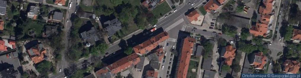 Zdjęcie satelitarne Pośred.Finans.Jaszcz., Legnica