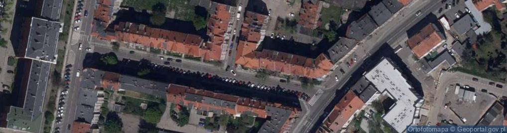 Zdjęcie satelitarne Pośred.Ubezp., Czeszejko-Sochacka, Legnica