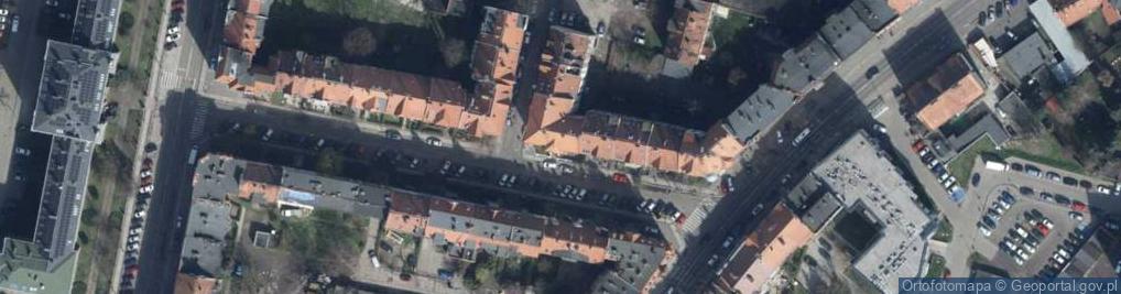 Zdjęcie satelitarne Pośred.Ubezp., Czeszejko-Sochacka, Legnica