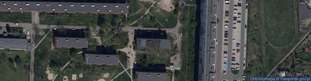 Zdjęcie satelitarne Pośred.Ubezp.Naczyńska., Legnica