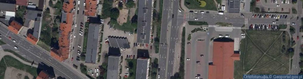 Zdjęcie satelitarne Pośred.Ubezp., Szuścicka, Legnica