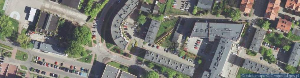 Zdjęcie satelitarne Pośrednictwo Handel Usługi