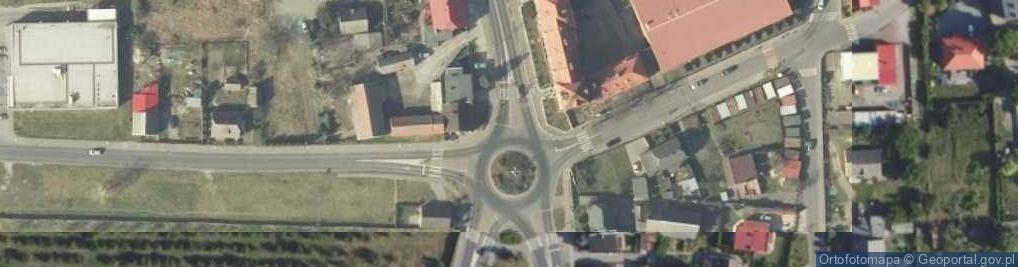 Zdjęcie satelitarne Pośrednictwo Sprzedaży Towarów Kiosk Krystyna Balcerowska