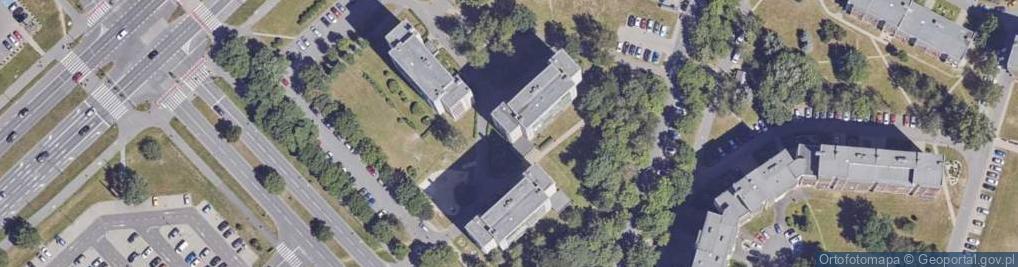 Zdjęcie satelitarne Pośrednictwo Ubezpieczen.Jasiński D., JG