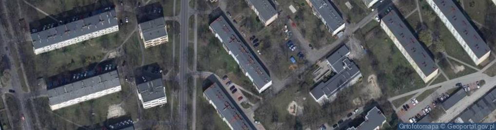 Zdjęcie satelitarne Pośrednictwo Ubezpieczeniowe Dziubek Jarosław