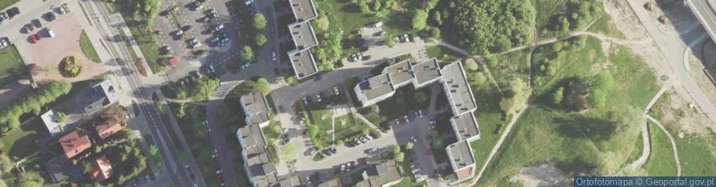 Zdjęcie satelitarne Pośrednictwo Ubezpieczeniowe Halina Nieradka