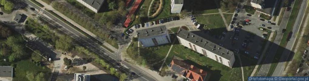 Zdjęcie satelitarne Pośrednictwo Ubezpieczeniowe Janina Adamkiewicz