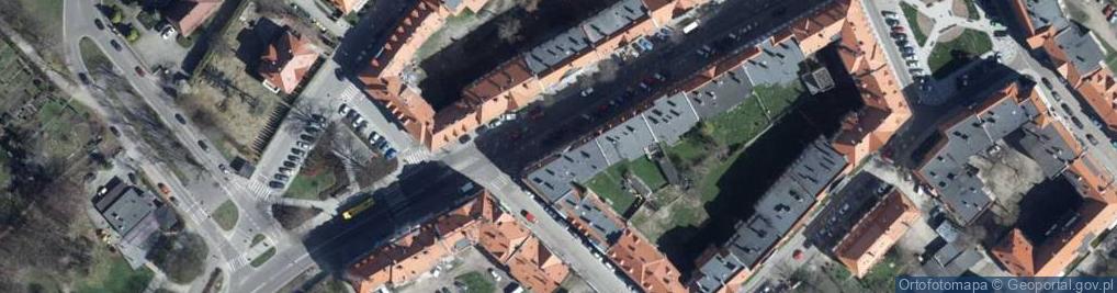 Zdjęcie satelitarne Pośrednictwo Ubezpieczeniowe Jarosz Daniela