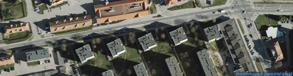 Zdjęcie satelitarne Pośrednictwo Ubezpieczeniowe Kapica Ryszard