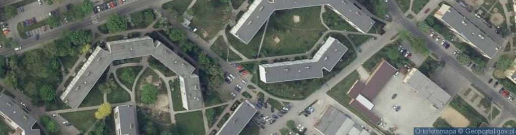 Zdjęcie satelitarne Pośrednictwo Ubezpieczeniowe Kryszczyńska Małgorzata
