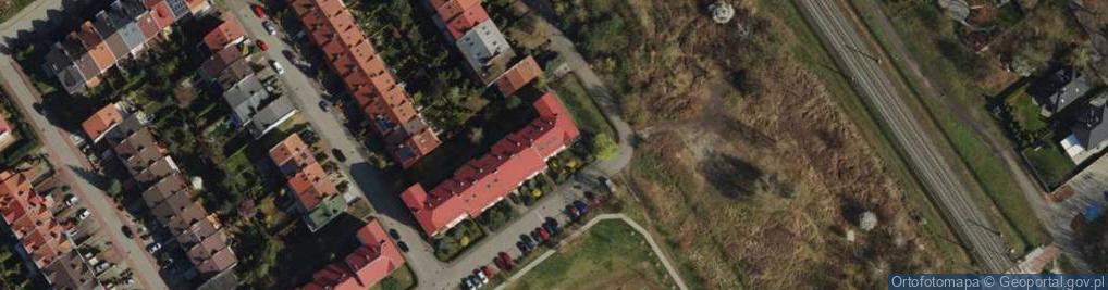 Zdjęcie satelitarne Pośrednictwo Ubezpieczeniowe Marketing Włodarczyk Zofia i Leon