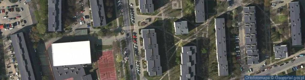 Zdjęcie satelitarne Pośrednictwo Ubezpieczeniowe Osiadacz Zofia Jadwiga