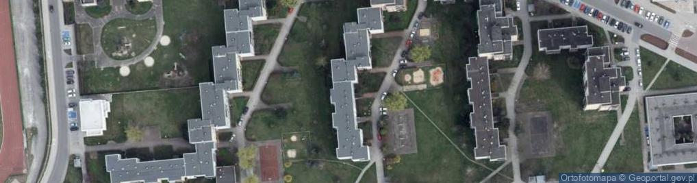 Zdjęcie satelitarne Pośrednictwo Ubezpieczeniowe Ubezpieczenia Na Życie Cybulska Jolanta