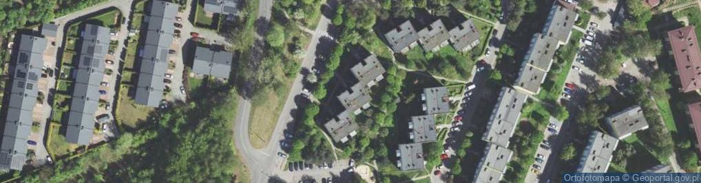 Zdjęcie satelitarne Pośrednictwo Ubpieczeniowe Madej Czesława Radwańska Elżbieta