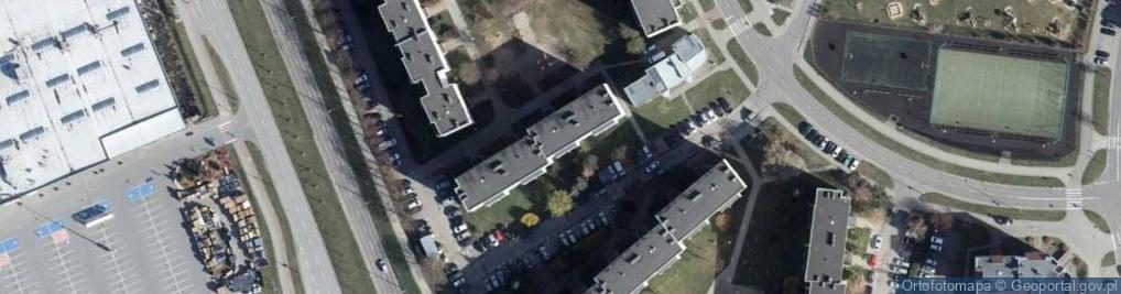 Zdjęcie satelitarne Pośrednictwo Usług Finansowych