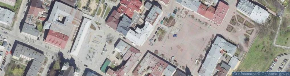 Zdjęcie satelitarne Powiat Sanocki
