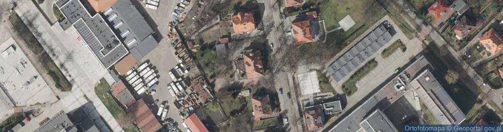 Zdjęcie satelitarne Powiatowa Stacja Sanitarno Epidemiologiczna w Gliwicach