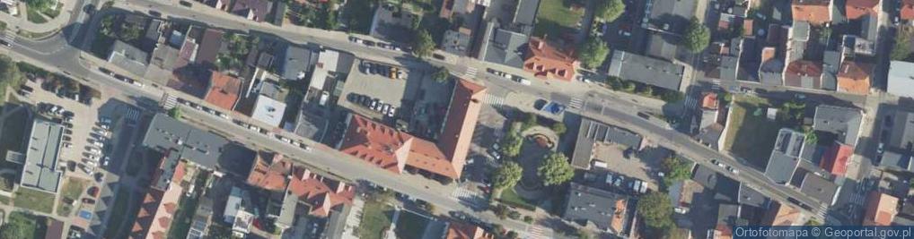 Zdjęcie satelitarne Powiatowa Stacja Sanitarno Epidemiologiczna w Kępnie