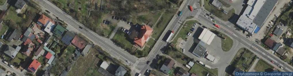 Zdjęcie satelitarne Powiatowa Stacja Sanitarno Epidemiologiczna w Myszkowie
