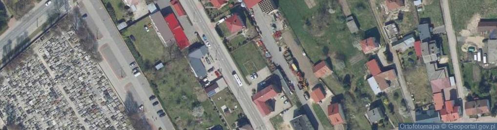 Zdjęcie satelitarne Powiatowa Stacja Sanitarno Epidemiologiczna w Zambrowie