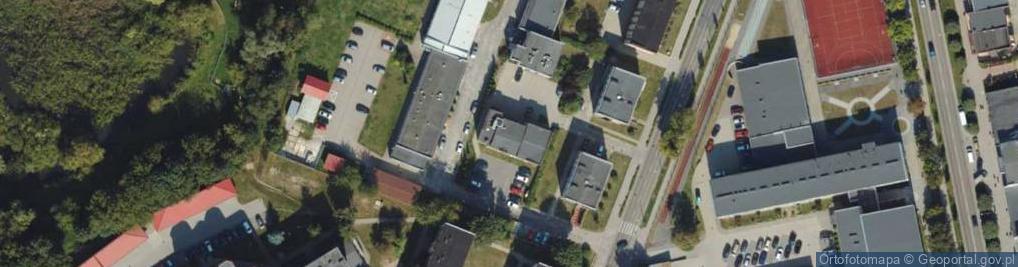 Zdjęcie satelitarne Powiatowe Centrum Kształcenia Praktycznego w Iławie
