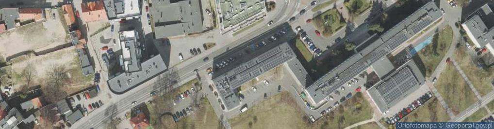 Zdjęcie satelitarne Powiatowe Centrum Pomocy Rodzinie im Jana Pawła II w Zielonej Górze