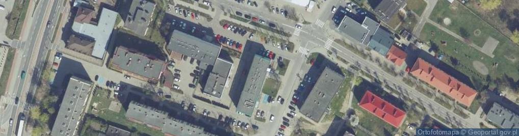 Zdjęcie satelitarne Powiatowe Centrum Pomocy Rodzinie w Bielsku Podlaskim