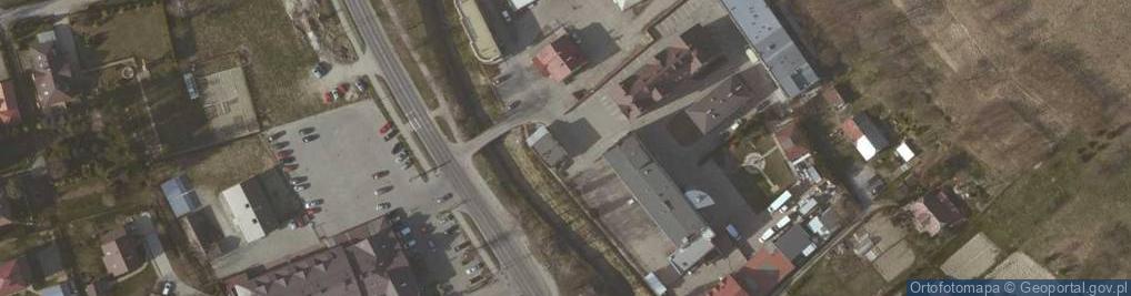 Zdjęcie satelitarne Powiatowe Centrum Pomocy Rodzinie w Brzozowie
