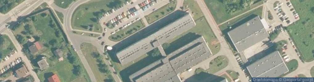 Zdjęcie satelitarne Powiatowe Centrum Pomocy Rodzinie w Chrzanowie