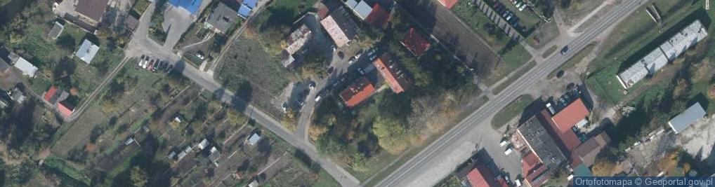 Zdjęcie satelitarne Powiatowe Centrum Pomocy Rodzinie w Hrubieszowie