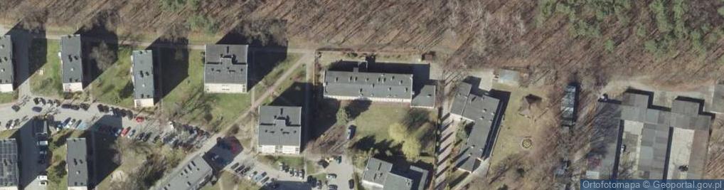 Zdjęcie satelitarne Powiatowe Centrum Pomocy Rodzinie w Kraśniku