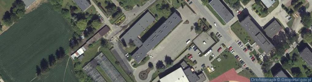 Zdjęcie satelitarne Powiatowe Centrum Pomocy Rodzinie w Krasnymstawie