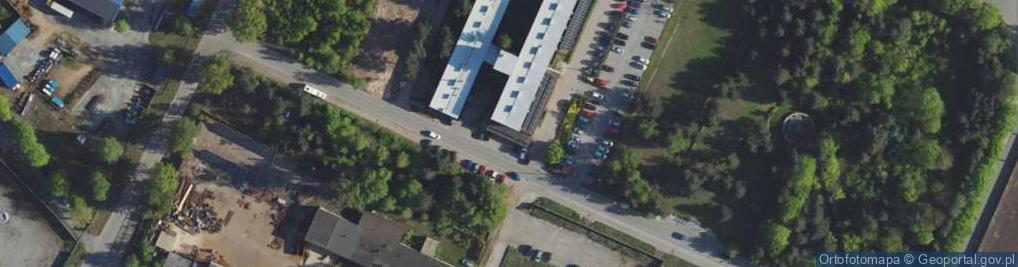 Zdjęcie satelitarne Powiatowe Centrum Pomocy Rodzinie w Myszkowie