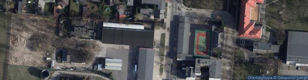 Zdjęcie satelitarne Powiatowe Centrum Pomocy Rodzinie w Pabianicach