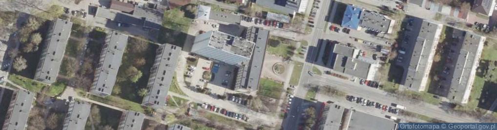 Zdjęcie satelitarne Powiatowe Centrum Pomocy Rodzinie w Tarnobrzegu