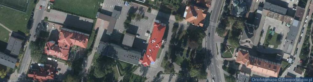 Zdjęcie satelitarne Powiatowe Centrum Pomocy Rodzinie w Tomaszowie Lubelskim