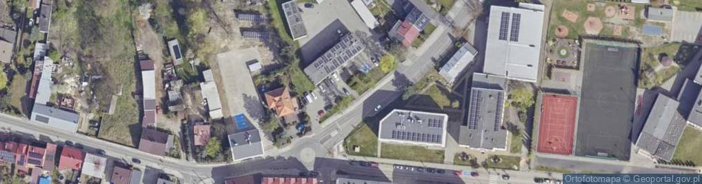 Zdjęcie satelitarne Powiatowe Centrum Pomocy Rodzinie w Wieruszowie