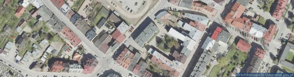 Zdjęcie satelitarne Powiatowe Zrzeszenie Ludowe Zespoły Sportowe w Gorlicach