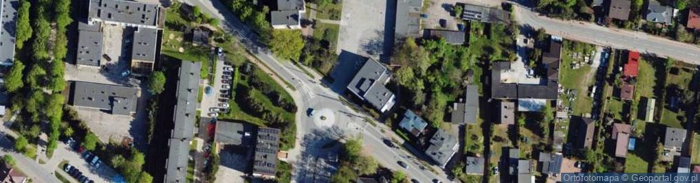 Zdjęcie satelitarne Powiatowe Zrzeszenie Ludowe Zespoły Sportowe w Łasku